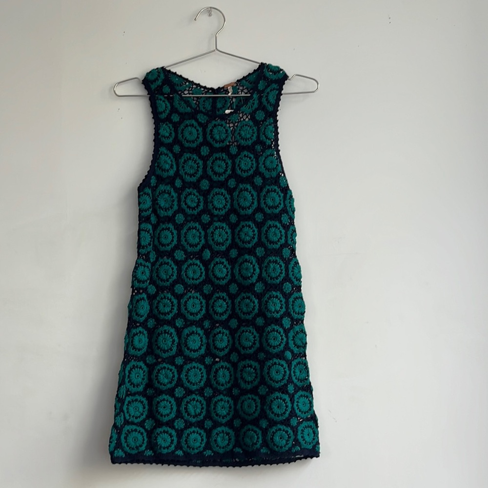 NWT Free People “Delilah” Crochet Shift Dress!